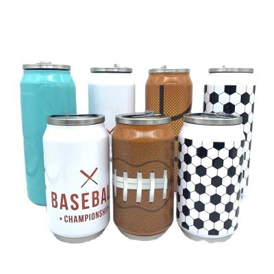 China 300ml/400ml/500ml Double Wall Stainless Steel Disposable Tumbler Drinkware Custom Printed Cola Box Tumbler Cups for sale