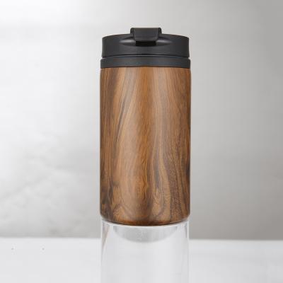 China PORTABLE Plastic Stainless Steel Double Walled Tumbler And With Lid Reusable Coffee Wine Beer Mug Wholesale Customize Water Bottle Travel for sale