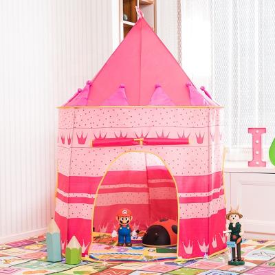 China Soft Toy Kids Tent for Princess Pop up Castle Tent for Indoor and Outdoor Fun, Folds Neatly into a Carry Bag for sale