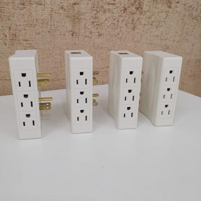 China 110V Residential/All-Purpose White Color S/2 Plastic MULTI SOCKET MULTI PLUG for sale