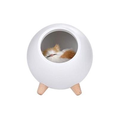 China Party Garden Cartoon Cat House LED Night Light Pet Table Indoor Outdoor Atmosphere Lamp - Kitty Sleeping Bedroom Light Warm Nursing Light Child Gift for sale