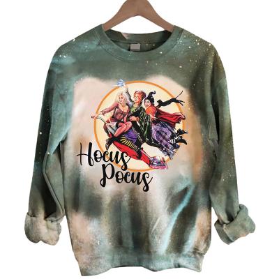 China T697 Women's Round Neck Sweatshirts Women Fashion Tie Dye Letter Print Sweatshirt Spring Free Shipping Other Other Casual Halloween for sale