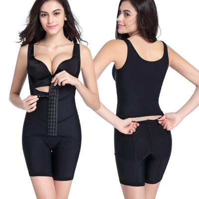 China Breathable large size women's increased version of the breasted body-shape open corset in one piece of belly- for sale