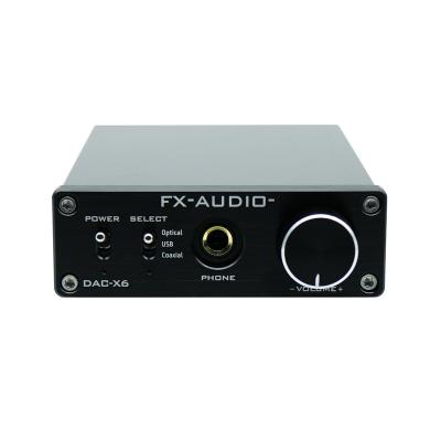 China Best FXAUDIO DAC-X6 High Fidelity USB Audio Indoor Popular Desktop Dac CS8416 for sale