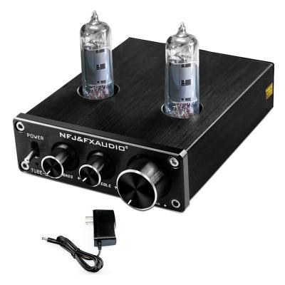 China Aluminum alloy shell and metal oxidation design FX-AUDIO TUBE-03 tube preamplifier 6K4 tube material high fidelity preamp with bass and treble control home theater stereo audio preamplifier for sale