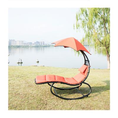 China High Quality HANGING LEISURE Curved Steel Lounge Chair Swing Chair For Adult Outdoor Swing Chair for sale