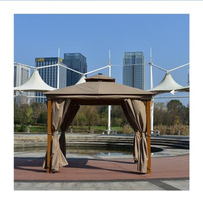 China POLY Hot Selling Outdoor Folding Canopy Outdoor Metal Gazebo Tent Wedding Garden Gazebo for sale