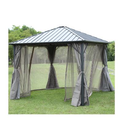 China Factory Wholesale Price POLY Outdoor Gazebo Garden Gazebo Outdoor Aluminum Gazebo Tent Large for sale