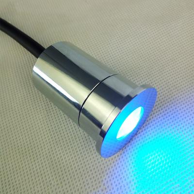 China Outdoor Recessed Garden Round Mini Stainless Steel Waterproof Underground Led Lights for sale