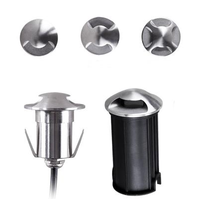 China Hot Selling Stainless Recessed Garden Chrome Wall Light For Hotel Garden for sale