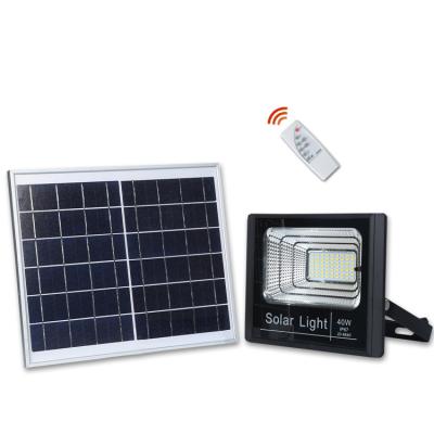 China ROAD Classic Led Flood Lights Original Clear 60W Outdoor Solar Panel Remote Control Solar Floodlight Solar Led Flood Light for sale