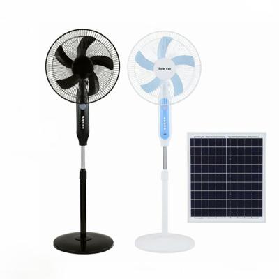 China Hotel Factory Price Rechargeable Solar Fan Air Cooling DC 12v Solar Fan With Solar Panel for sale