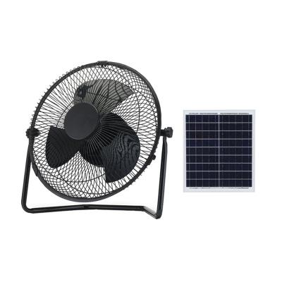 China Factory Price Modern Simple Solar Fan Portable DC 15W 12v Rechargeable Solar Power Fan for sale