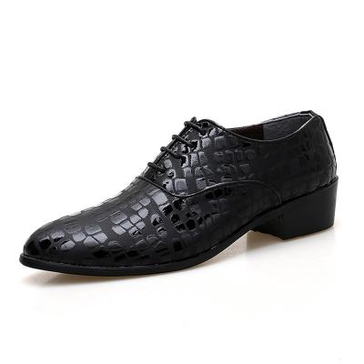 China Fashion Trend Upper Vegan Low Top Vegan Leather Round Toe Lace Up Style Checkered Pattern Leisure Oxfords For Men for sale