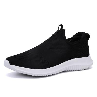 China Fashion Trend Fashion Running Sneakers For Men And Women Athletic Sports Shoes Slip On Fabric Mesh Pull Tap Flat for sale