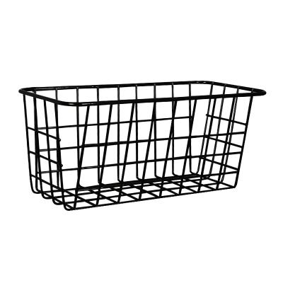 China Viable Wire Storage Baskets, Metal Household Bin Organizer with 2 Built-in Handles for Pantry, Shelf, Freezer, Storage Basket for sale