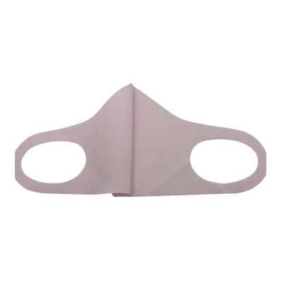 China OEM Personal Face Mask LOW MOQ ODM Cheap Protective Ice Silk Fabric Face Cover With Black Edge Piping for sale