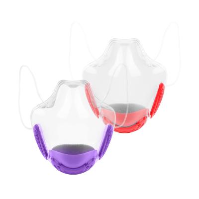 China Fashion Transparent Clear Face Mask/Protective Isolation Anti-Fog Reusable/Breathable/Washable Lip Tongue Anti-Splash For Daily Use for sale