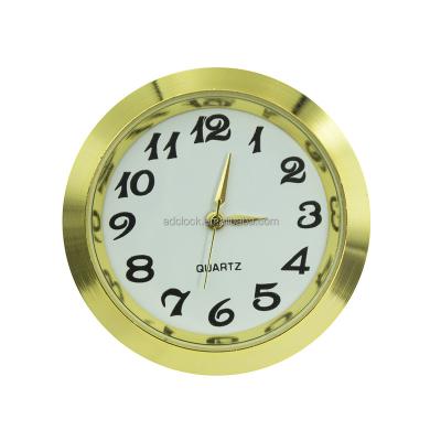 China Classic 36mm Gold Silver Bezel Arabic Number Watch Clock Insert For DIY Art Crafts for sale