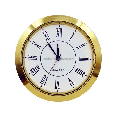 China Classic 55mm Artware Watch Head Gold Metal Frame Clock Insert for sale