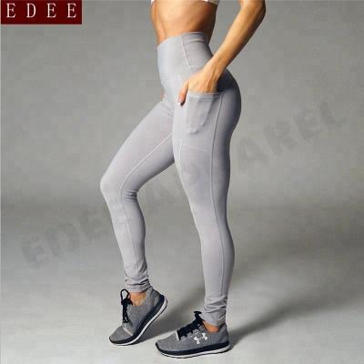 China Sportswear Gym Clothing Women Antibacterial Fitness Yoga Use Pocket Sports Side Gaiters for sale