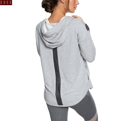 China New Design OEM High Quality Custom Made Antibacterial Yoga Breathable Apparel Fashion Comfortable Fitness Sports Hoodie for sale