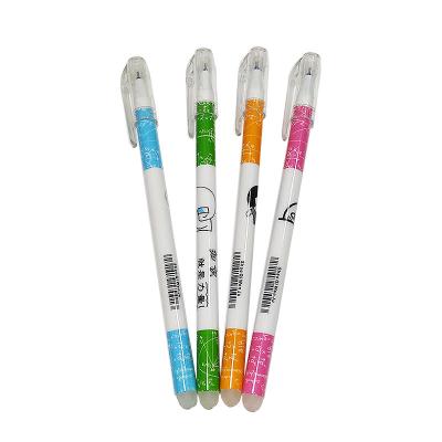 China Factory Direct Selling Normal Cartoon Printed Gel Plastic Ink Rollerball Temperature Erasable Ballpoint Pen for sale