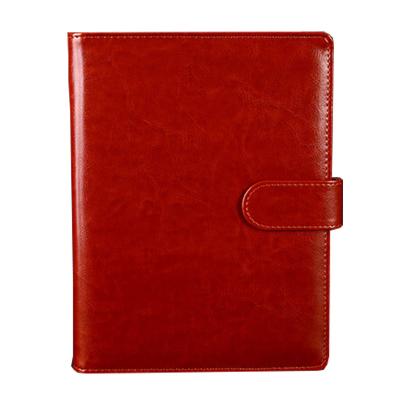 China PU Cover A5 Leather Notebook Loose Leaf Business Binder Refillable Notepad Ordered Classic Lined Meeting Notebook With Gift Box Set for sale