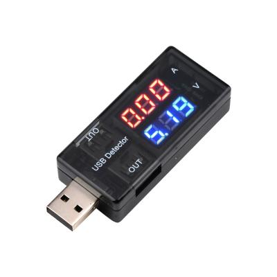 China USB Charger Doctor Current Voltage Charging Detector Battery Voltmeter Ammeter Red Display 54*45*20 (L*W*H for sale