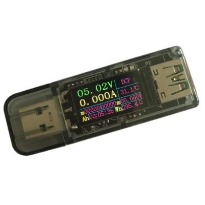 China Voltage And Current Fast Charging Protocol USB Tester Color Screen Table 5A X30668 for sale