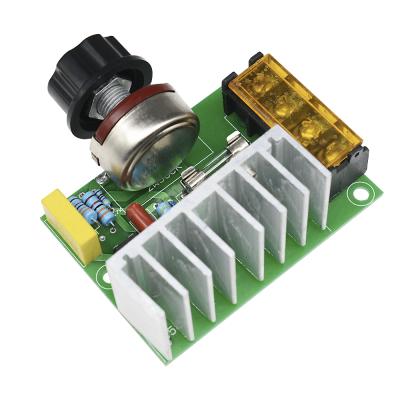 China 220V AC 4000W Lower Thyristor Voltage Regulator Thermostat Electric Motor Controller 012070 for sale