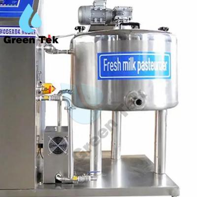 China GreenTek 2023 High Efficiency Small Milk Pasteurization Machine / Cold Fruit Juice Milk Pasteurization Machine for sale