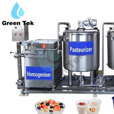 China High Efficiency 2023 Best Selling GreenTek Mixing and Preparing System Yogurt Milk Machine Cheese Production Lines for sale