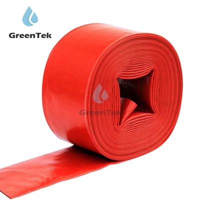 China High Quality Anti-UV Anti-UV Layflat Hose & Layflat Hose & Layflat Hose Factory Price Water Pump Discharge Pipeline Coupling Flexible Bunnings for sale