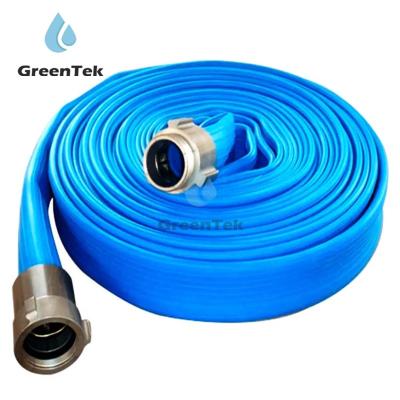 China 12 inch high pressure layflat hose irrigation water hose pvc tpu layflat hose Anti-UV high pressure hose for sale for sale