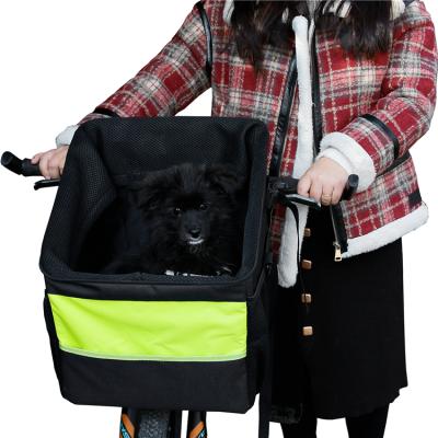 China High Quality Breathable Baskets Pet Carrier Bicycle Basket Bag Pet Carrier For Pets for sale