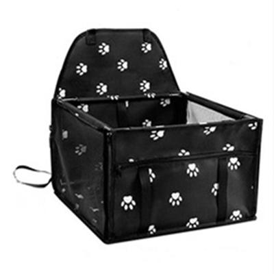 China Durable General Portable Collapsible Waterproof Anti-collapse Pet Car Seat For Dogs Cats Or Other Small Pet for sale