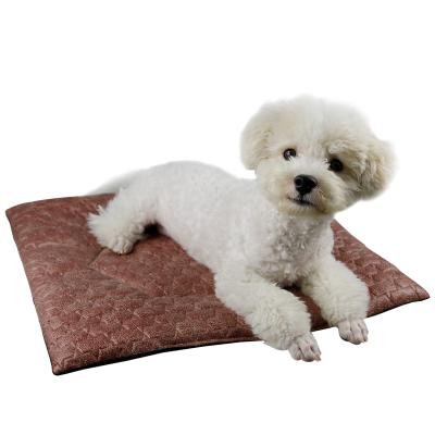 China Travel Washable Breathable Summer Sleep Soft Anti-Sliding Cooling Pad For Small Medium Large Dogs Cats for sale