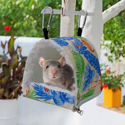 China Breathable Thicken Warm Comfort Small Animal Sleep Bedroom For Dutch Pig Hedgehog Rat Chinchilla Guinea Habitat for sale