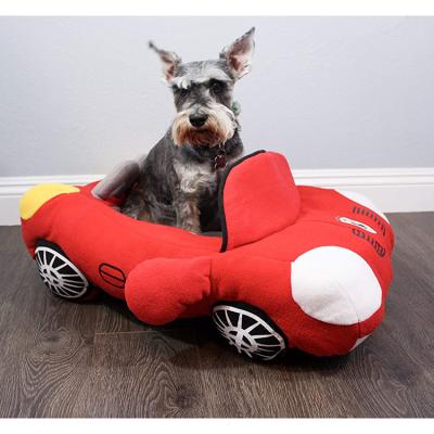 China New Breathable Colorful Design House INN Luxury Cute Comfortable Car Dog Black Red Yellow Bed For Medium Small Dog for sale