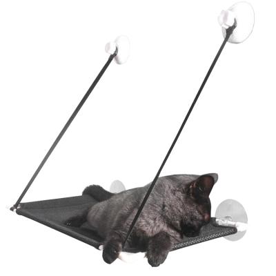 China Metal Perch Breathable Comfortable Removable Heavy Duty Cat Pet Window Hanging Sunny Seat Premium Hammock for sale