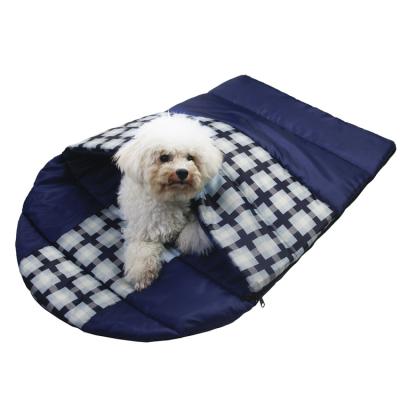 China Portable Warm Travel Dog Sleeping Bag Bed Mat with Sotrage Bag for Indoor and Outdoor Travel Hiking Cottage and Beach for sale