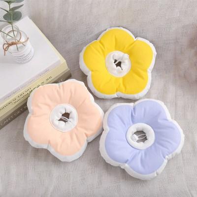 China Hot Selling 100% Cotton Sunflower Shaped Pet Sterilization Adjustable Shame Ring Prevent Free Breakage for sale