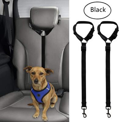 China Durable Multi-Function Safety Dog Car Seat Belt Adjustable Nylon Harness Viable for Medium and Large Dogs for sale