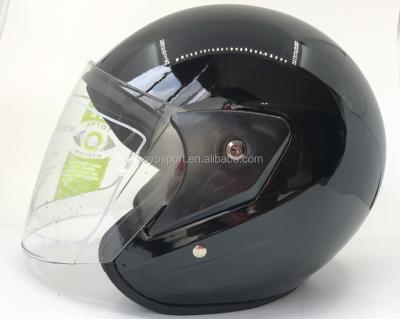 China Comfortable PP/Plastic Cheek Face Protection Motorcycle Half Face Helmet for sale