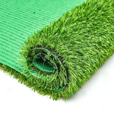 China PP+PE factory sells cheap and high quality 25mm artificial mat, grass mat, artificial grass and landscape sports flooring for sale