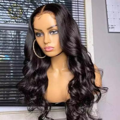 China Body Wave Quality 100% Virgin Hair Full Lace Wigs For Women HD Color Transparent Lace Front Wigs Pre Plucked Lace Frontal Wig for sale