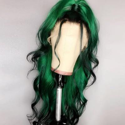 China Colored Brazilian Lace Front Wigs Ombre Virgin Hair 5x5 Wave HD Closure Silky Straight Swiss Lace Wig for sale