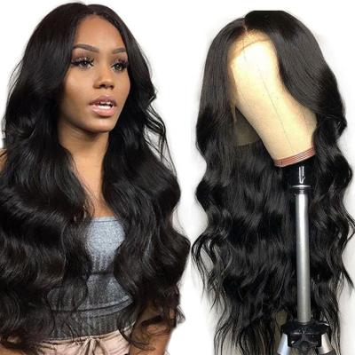 China Longest 30 Inch 13x6 Water Wave Brazilian Lace Front Human Hair Wigs HD Silky Straight Raw Transparent Lace Preplucked Wigs for sale