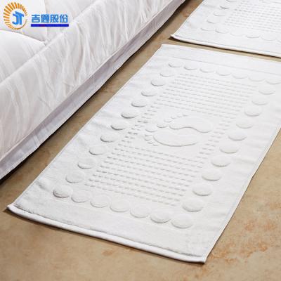 China Hotel Quality Sustainable 100% Cotton Towel Bath Mat for sale